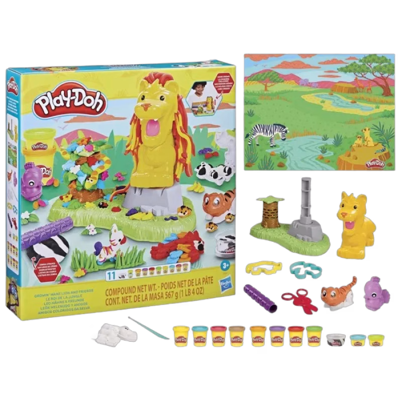 Play-Doh Lejon och vänner Lekset