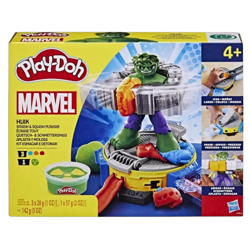 Play-Doh Marvel Hulk & Squish Lekset