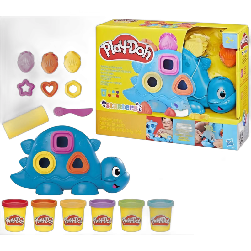 Play-Doh Shapes & Colors Dinosaur Toy
