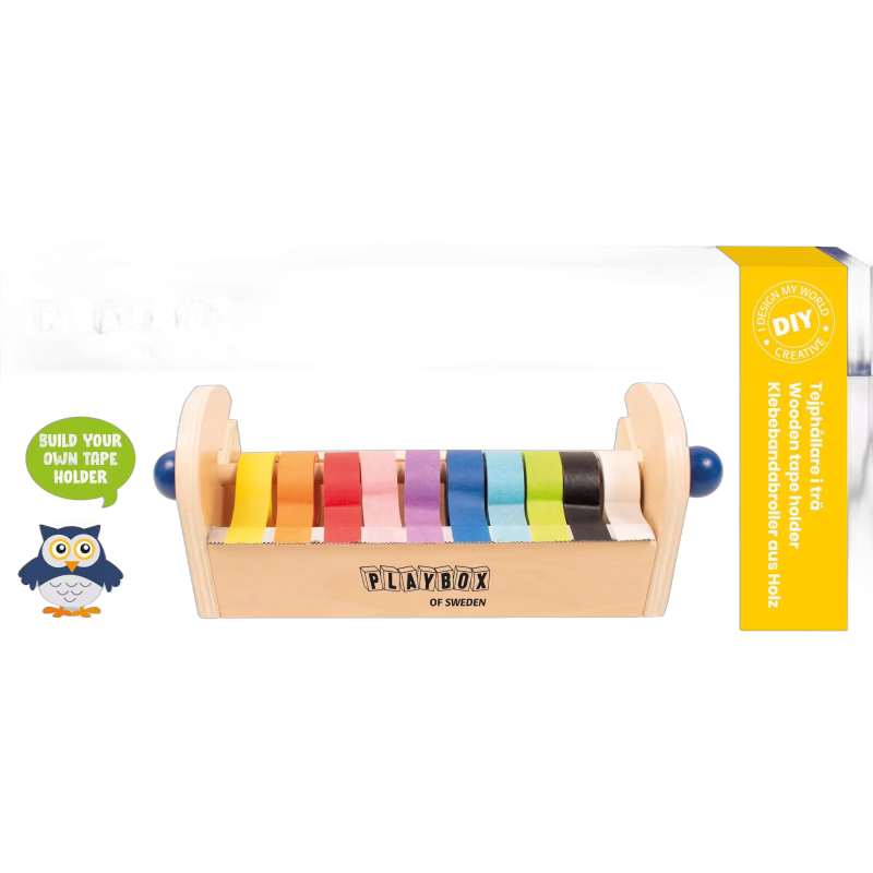 Playbox Tejphållare Av Trä