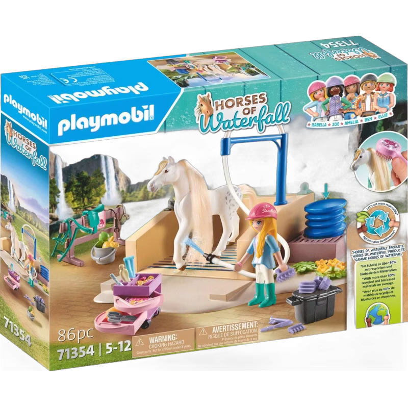 Playmobil 71354 Horses of Waterfall Byggsats Isabella &  Lioness med Tvättplats