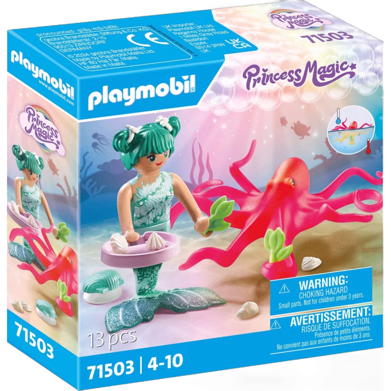 Playmobil 71503 Princess Magic Byggsats Sjöjungfru med Bläckfisk