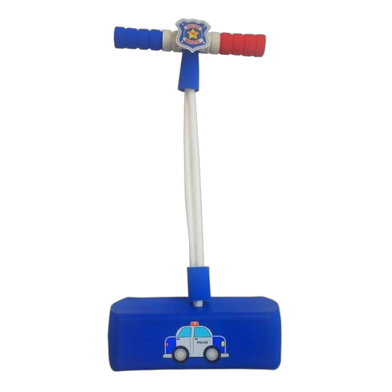 Pogo Hopper Mjuk hoppstylta med ljud och ljus (Polisbil)