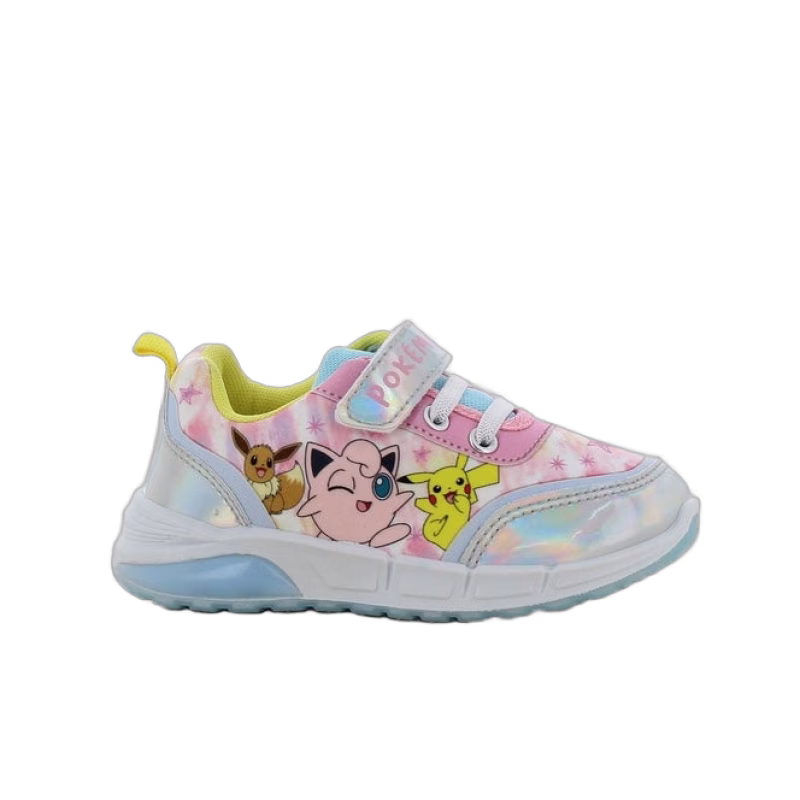 Pokémon Blinkande Sneakers, Multi/White, 32