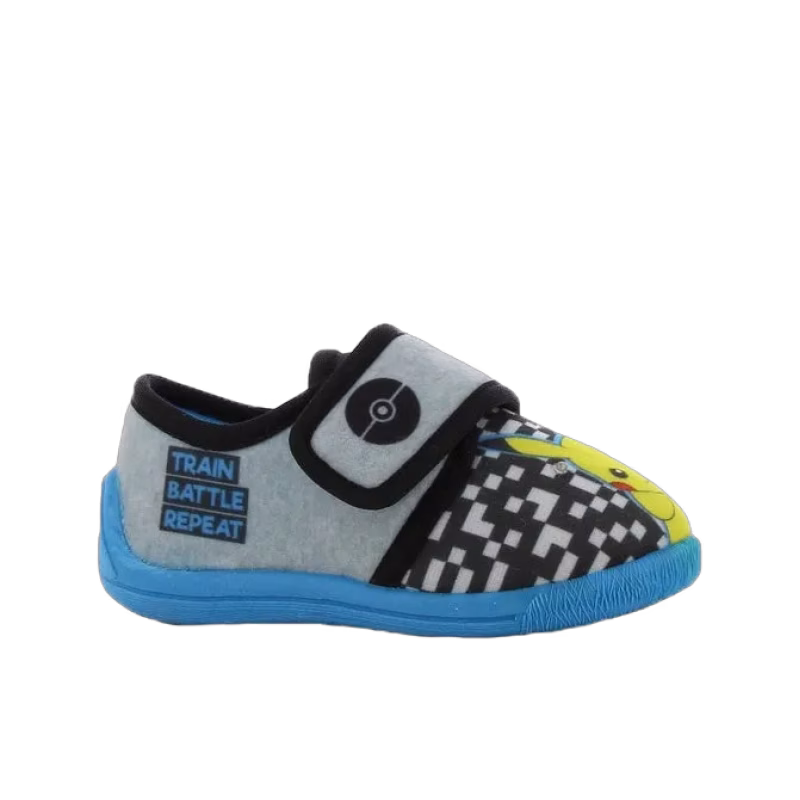 Pokémon Blinkande Tofflor, Grey/Blue, 25