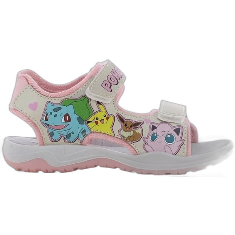 Pokémon Sandaler, Beige/Pink, 27