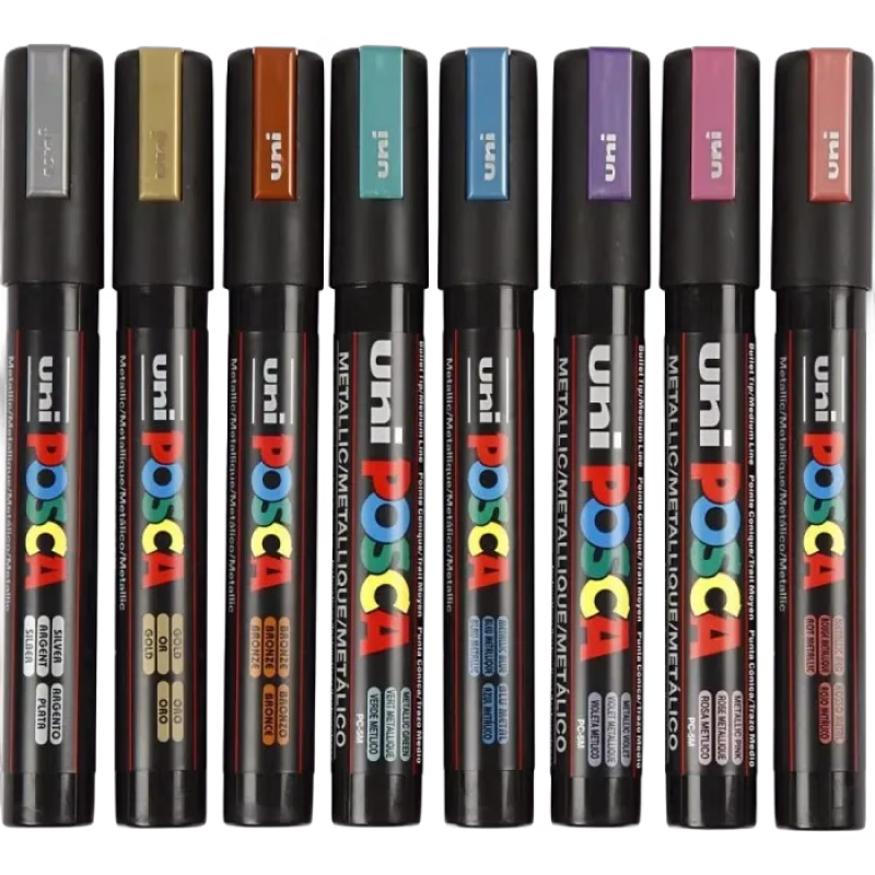 Posca Marker PC-5M 8 st (Metallicfärger)
