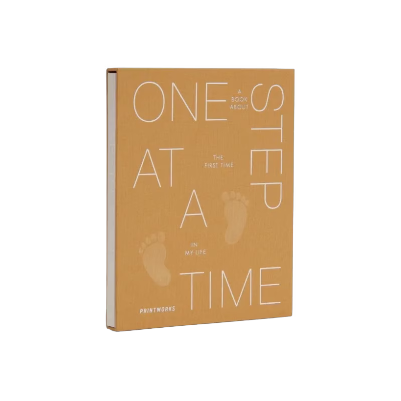 Printworks One Step at a Time A Book About the First Time in My Life (Beige)