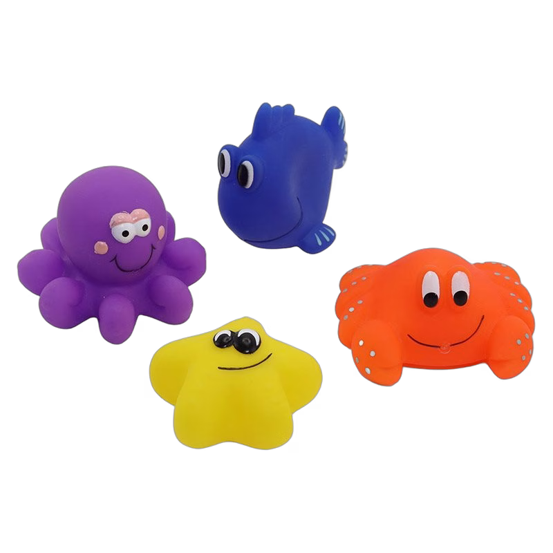 Rätt Start Badleksaker Sjödjur 4-pack