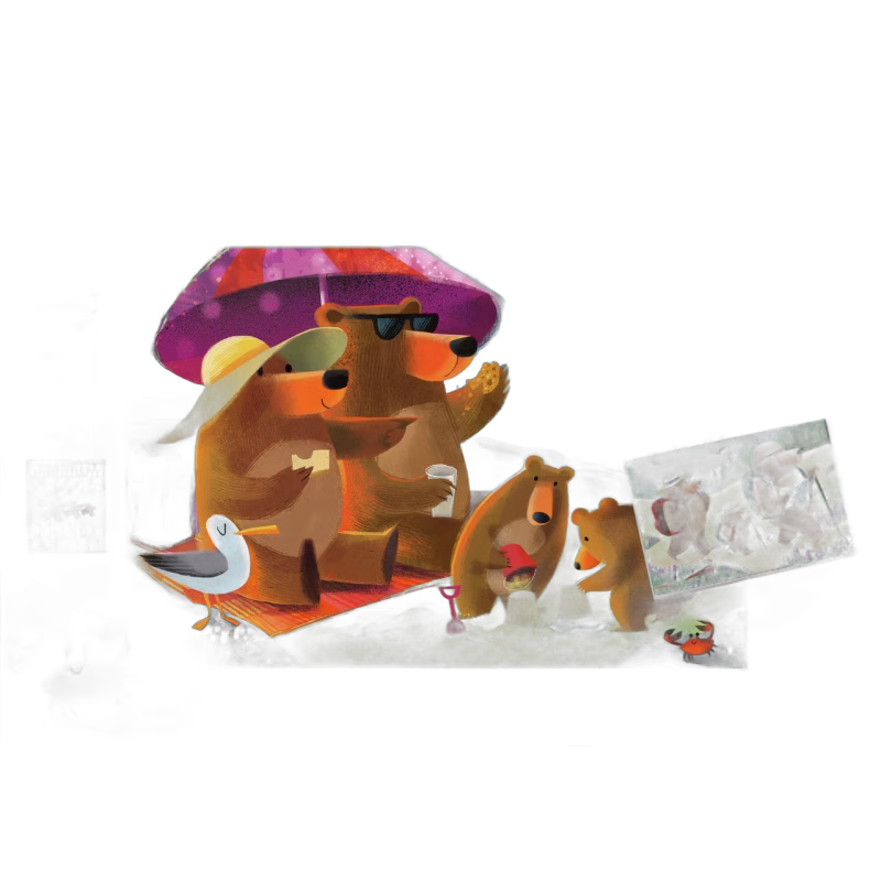 Ravensburger Björnfamiljen Pussel 2x24 Bitar