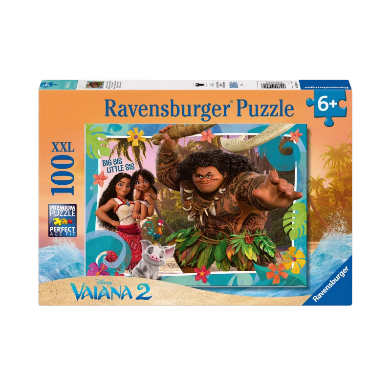 Ravensburger Disney Vaiana 2 XXL Pussel 100 Bitar