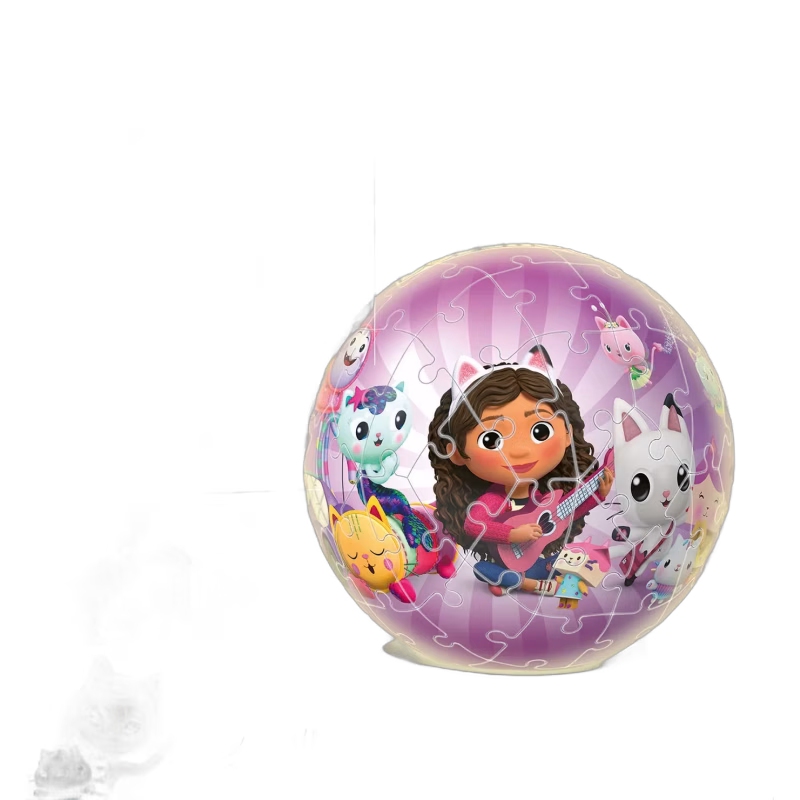 Ravensburger Gabby's Dollhouse 3D-pussel Nattlampa 72 Bitar, Barnrum