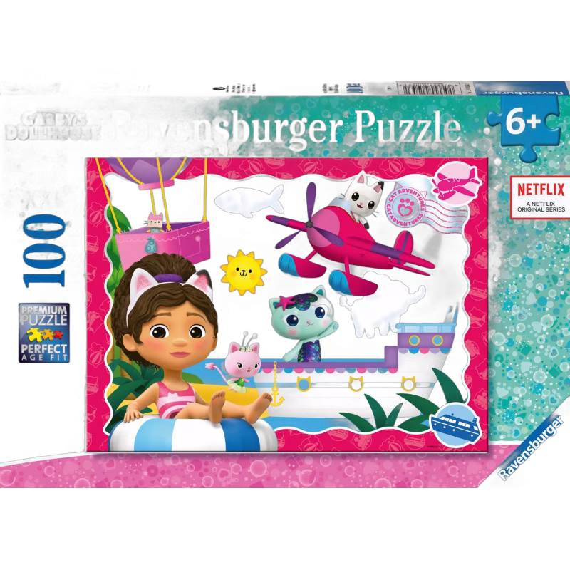 Ravensburger Gabby's Dollhouse XXL Pussel 100 Bitar