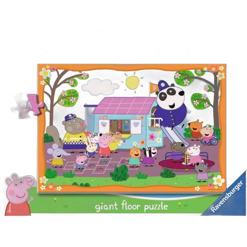 Ravensburger Greta Gris Klubbhus Golvpussel 24 Bitar