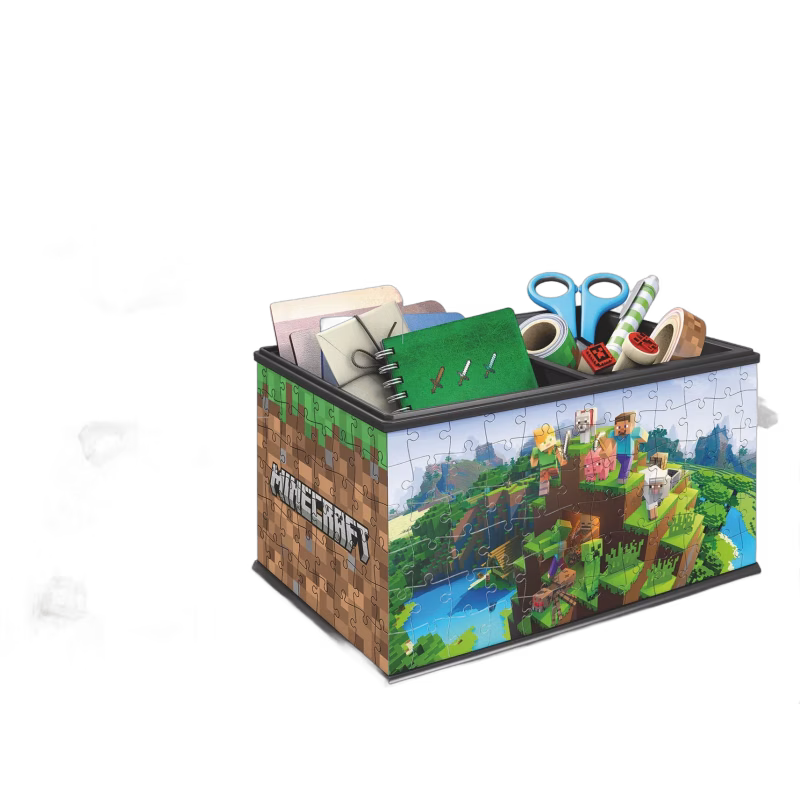 Ravensburger Minecraft Pussel Skattkista 108 Bitar
