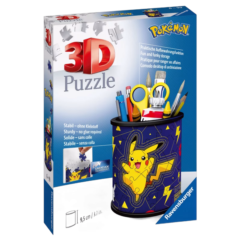 Ravensburger Pokemon 3D-Pussel Pennställ, 54 Bitar