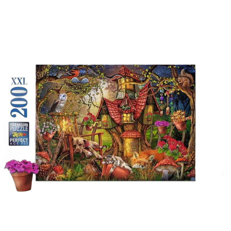 Ravensburger Pussel Den lilla stugan 200 Bitar