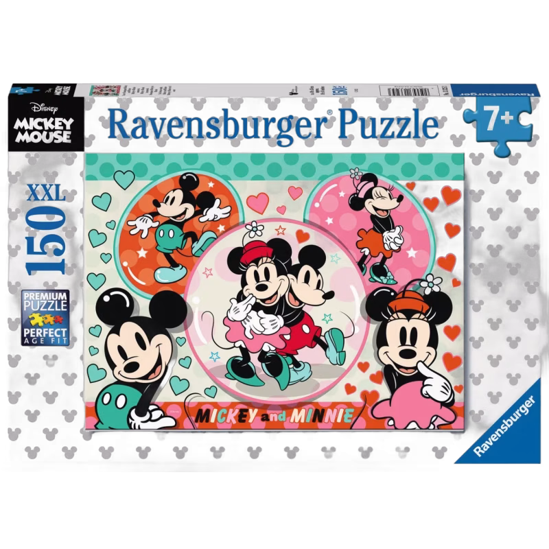 Ravensburger Pussel Disney Musse och Mimmi Pigg 150 Bitar