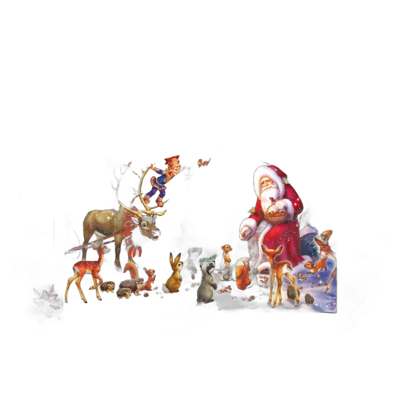 Ravensburger Pussel Jul I Skogen, 100 Bitar