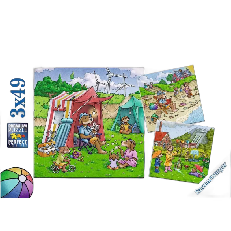 Ravensburger Pussel Renewable energies 3x49 Bitar