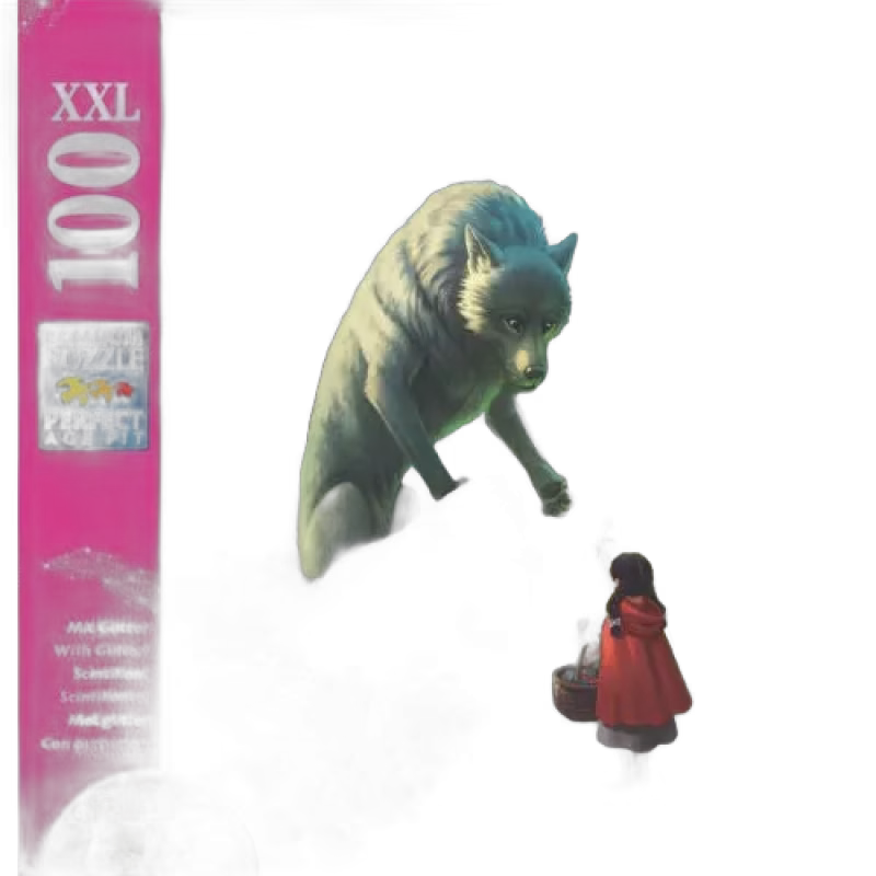 Ravensburger Pussel Rödluvan och Vargen 100 Bitar