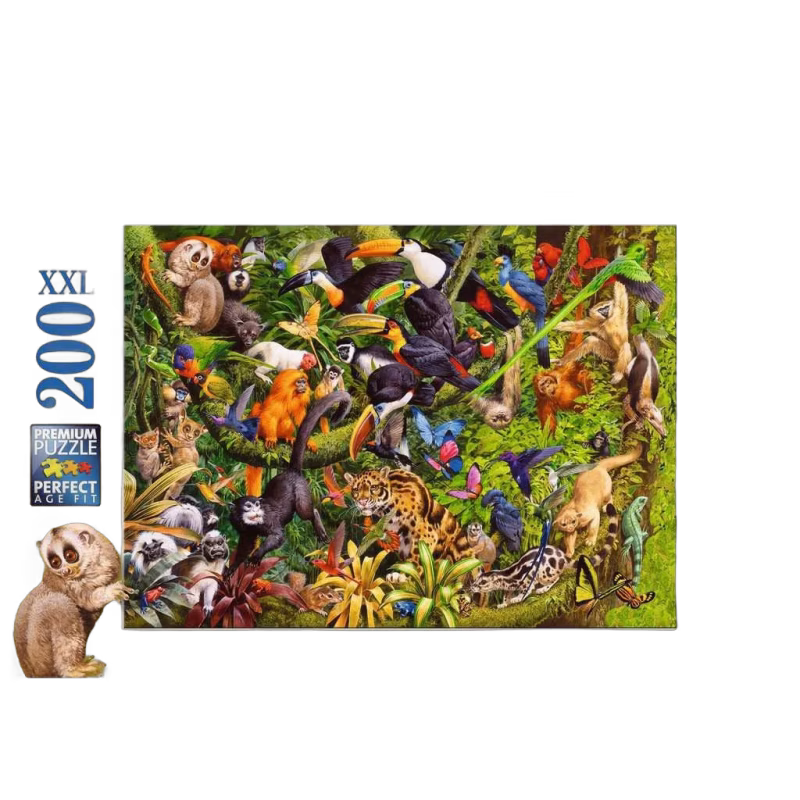 Ravensburger Pussel Tropical Rainforest XXL 200 Bitar