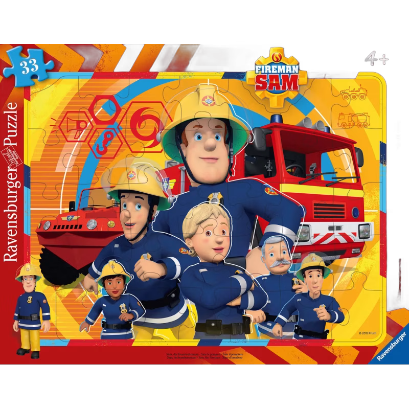 Ravensburger Rampussel Brandman Sam, 33 Bitar