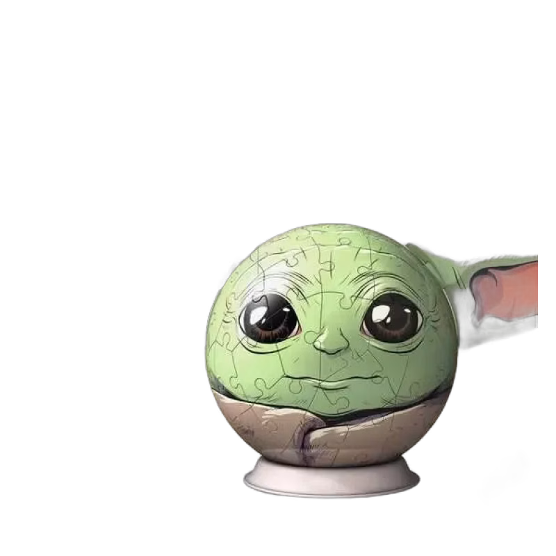 Ravensburger Star Wars 3D-pussel Grogu med Öron 72 Bitar