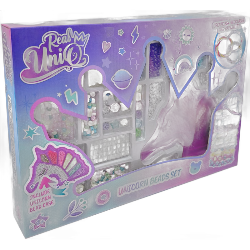 Real UniQ Stort Pärlset Enhörning