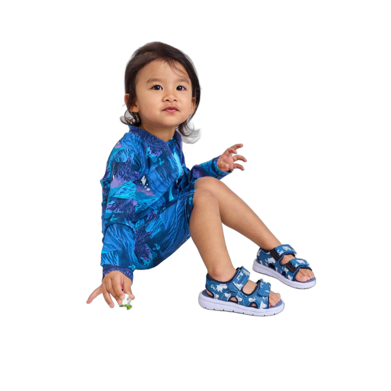 Reima Mumin Bungee Sandaler, Blue Ocean, 27