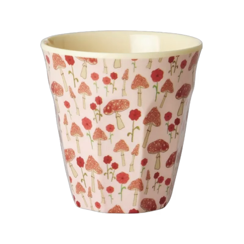 Rice Mugg Melamin M Happy Forest (Rosa)
