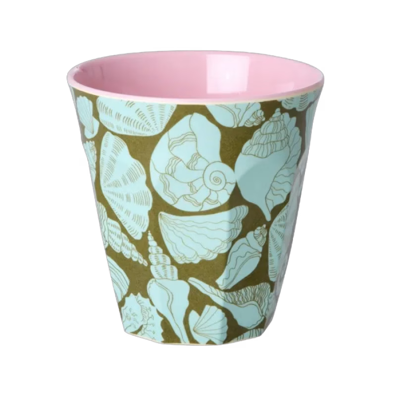 Rice Mugg Melamin M (Seashell Print)
