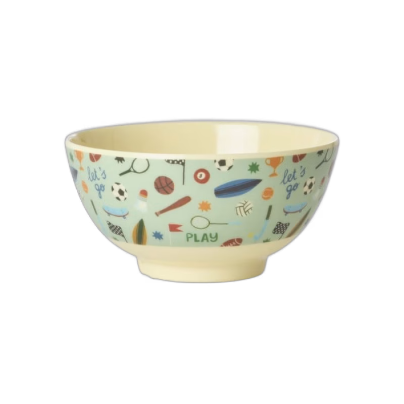 Rice Skål Melamin M (Sports Print)