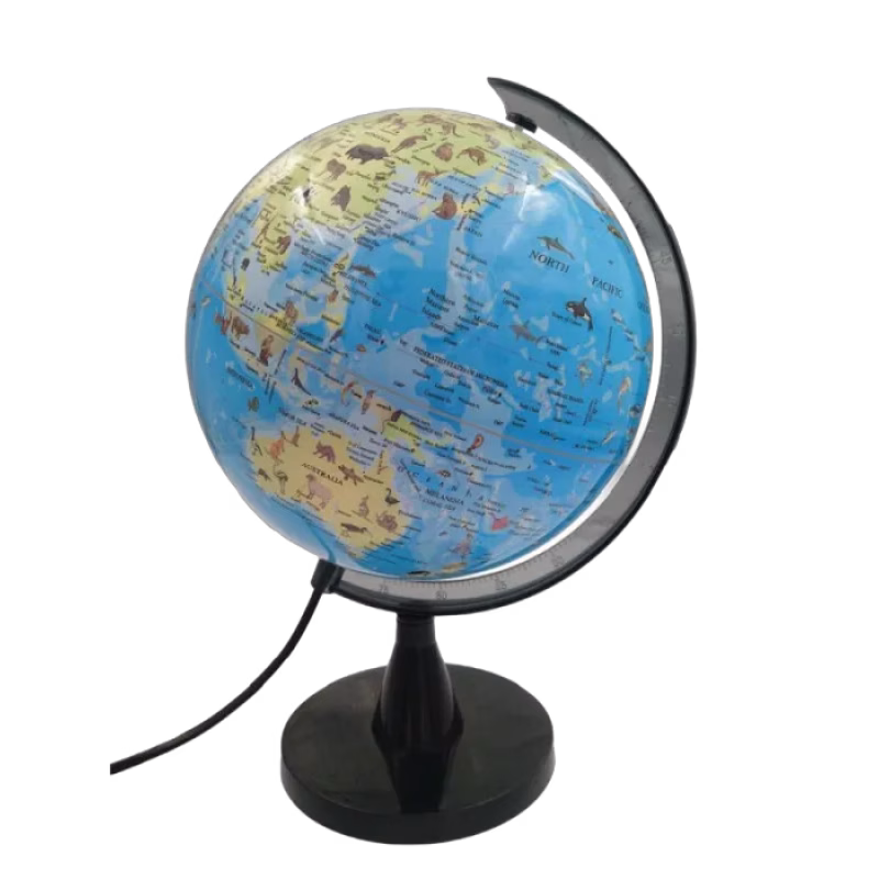 Science Jordglob med djur och ljus 20 cm