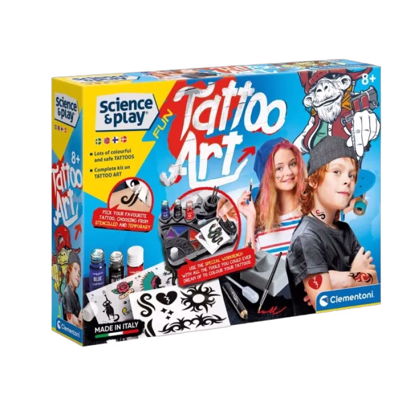 Science & Play Tattoo Art Tatueringsset