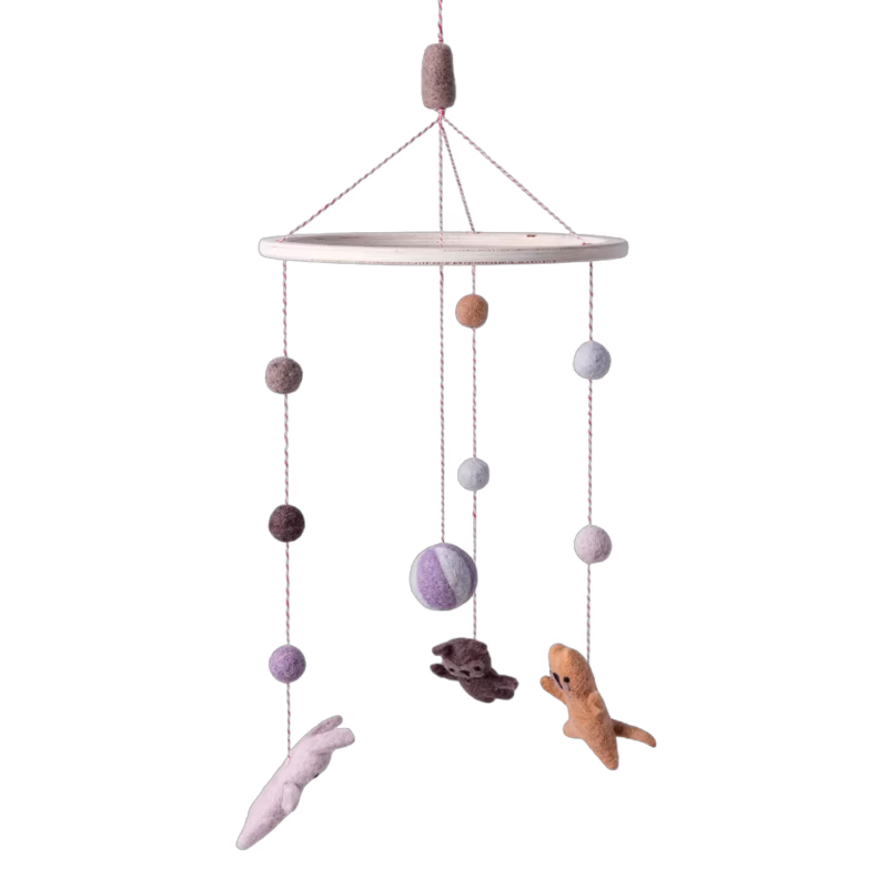 Sebra Filtad  Sängmobil Teeny Toes