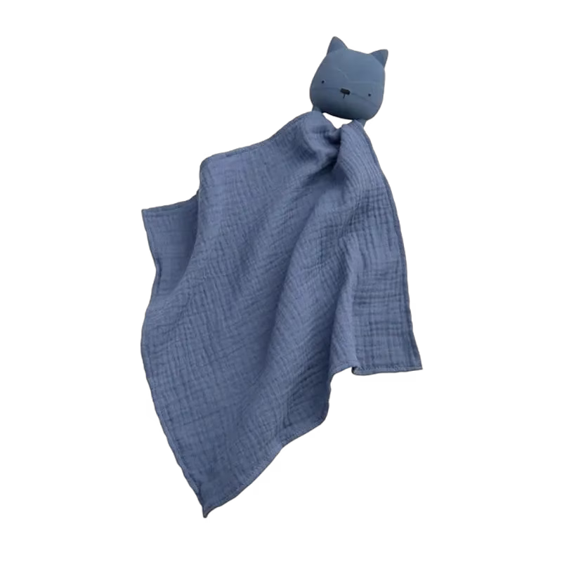 Sebra snutte med bitleksak, Rebel blå