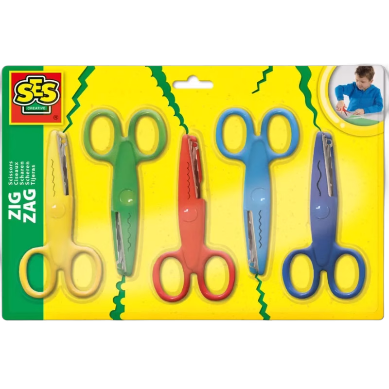 SES Creative Mönstersaxar 5-Pack