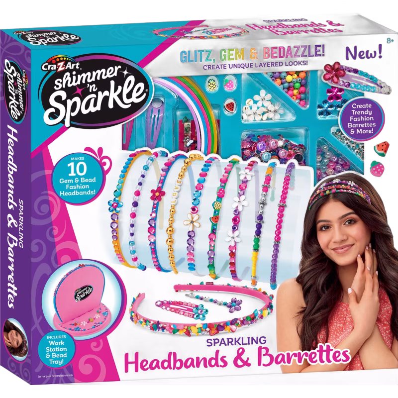 Shimmer n' Sparkle DIY-set Diadem &  Hårspännen