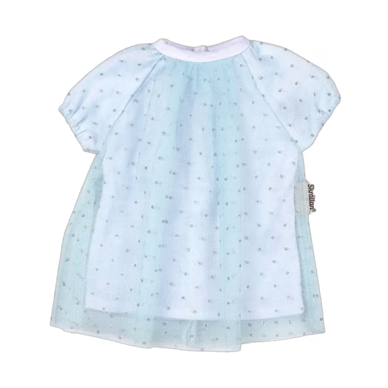 Skrållan Festklänning 36-40 cm (Blå)