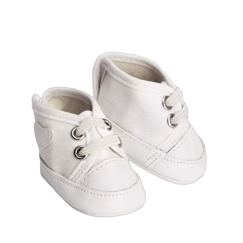 Skrållan Gymnastikskor till Lillan, Anna och David (Vit)