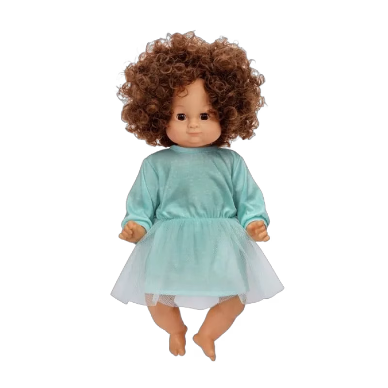 Skrållan Lillan Docka 36 cm (Brunett)