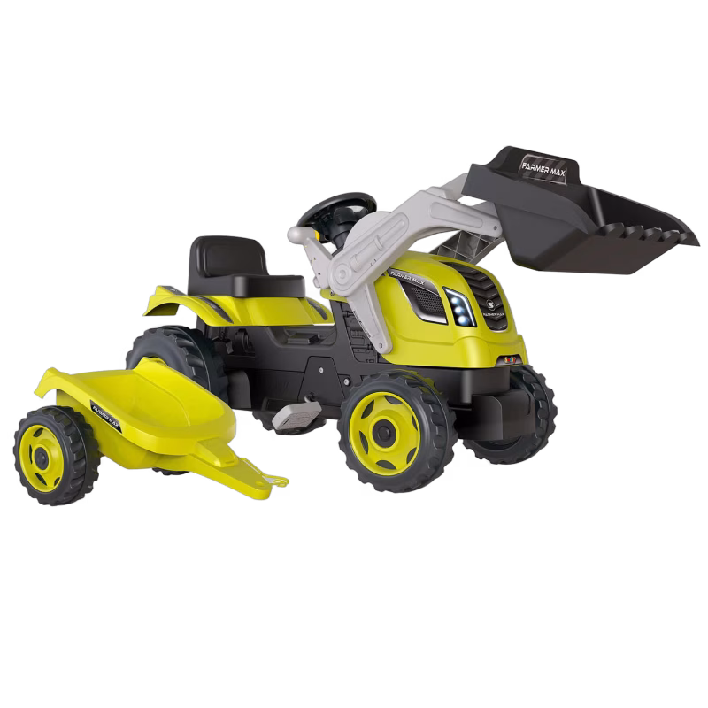 Smoby  Max Farmer Traktor + Släpvagn