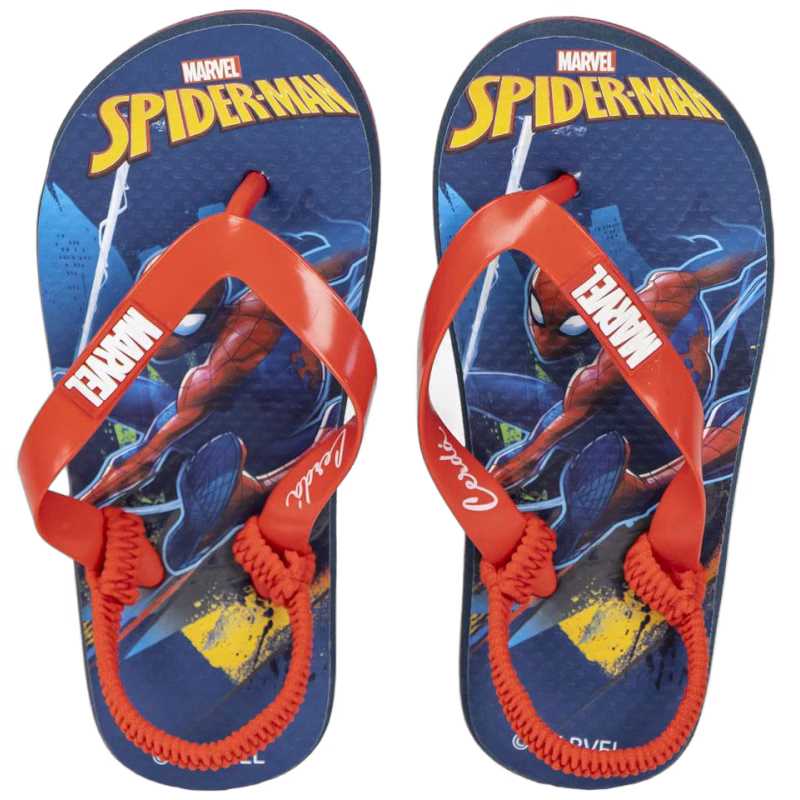 Spindelmannen Flip-flops med Hälrem, Mörkblå, 30-31