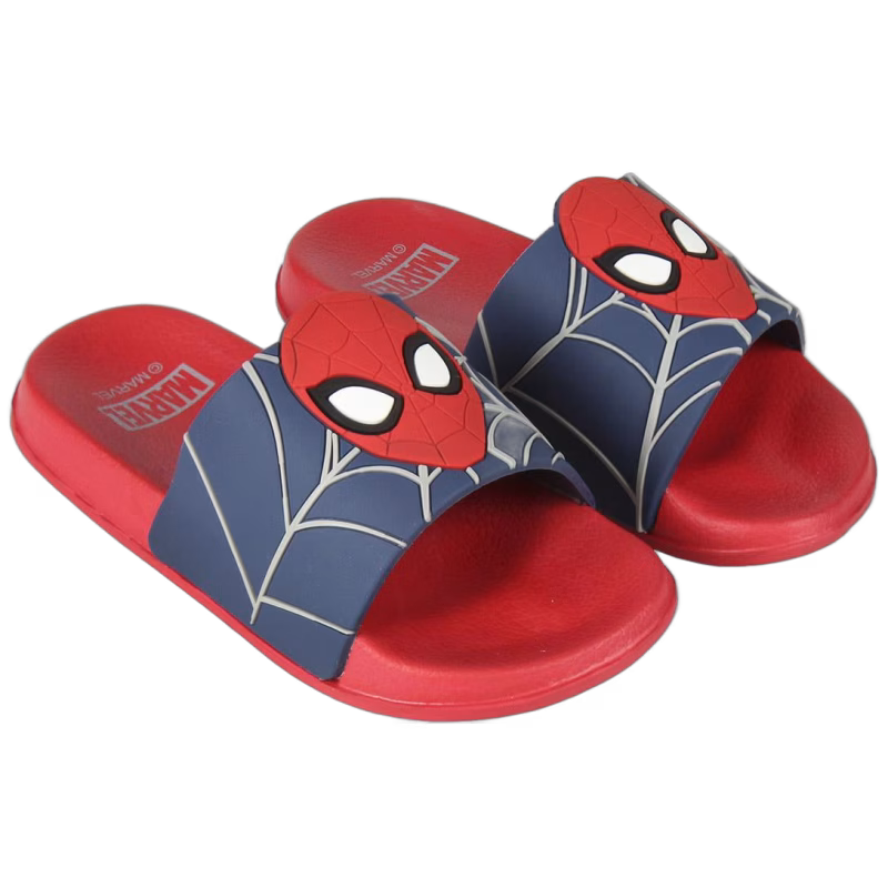 Spindelmannen Pool Sliders Tofflor, Röd/Blå, 29
