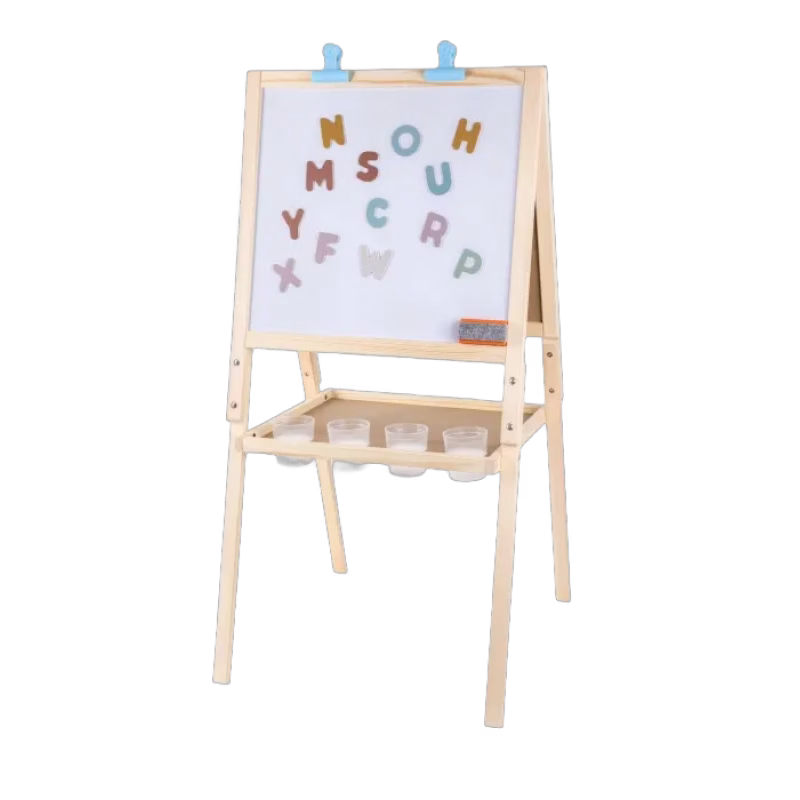 Staffli i trä med tillbehör