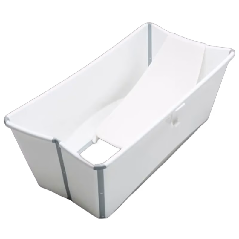 Stokke Flexi Bath Bundle med Värmekänslig Propp (Vit)