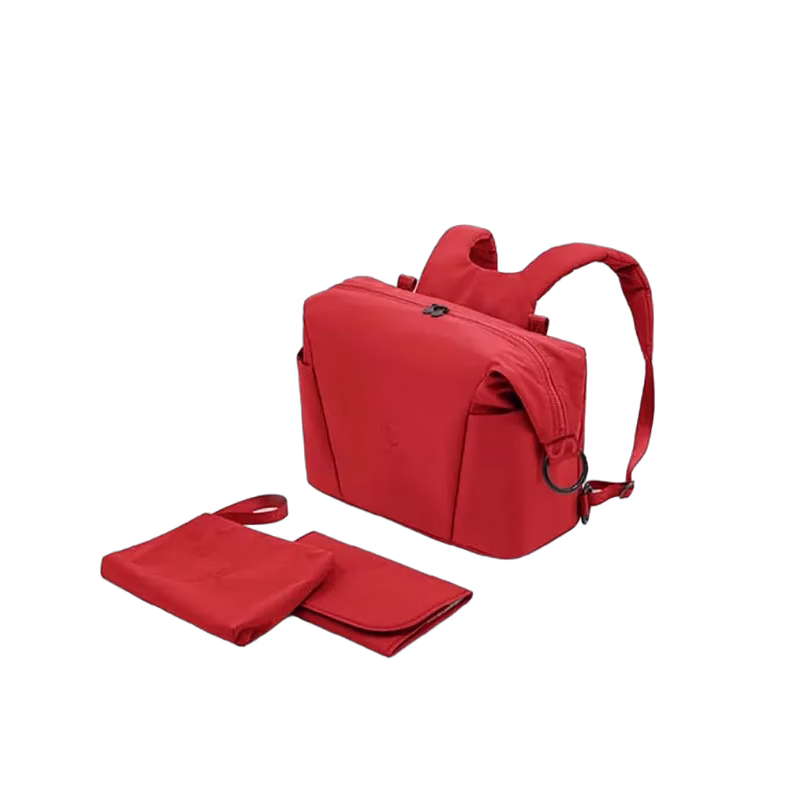 Stokke skötväska & ryggsäck, ruby red, ruby red