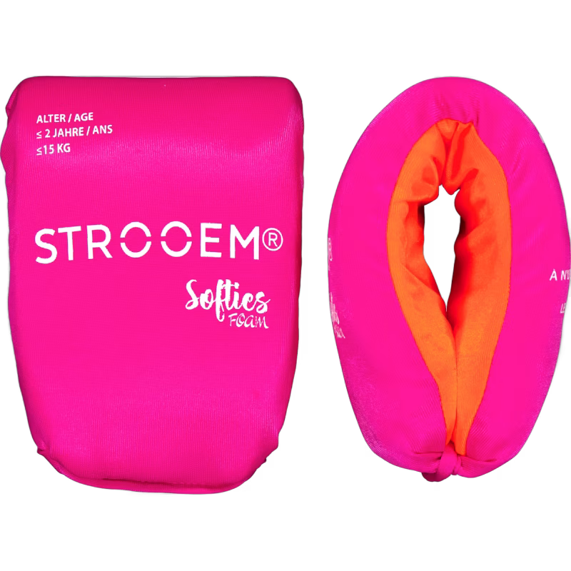 Strooem Softies Armpuffar, Pink-Orange, 2-6 år
