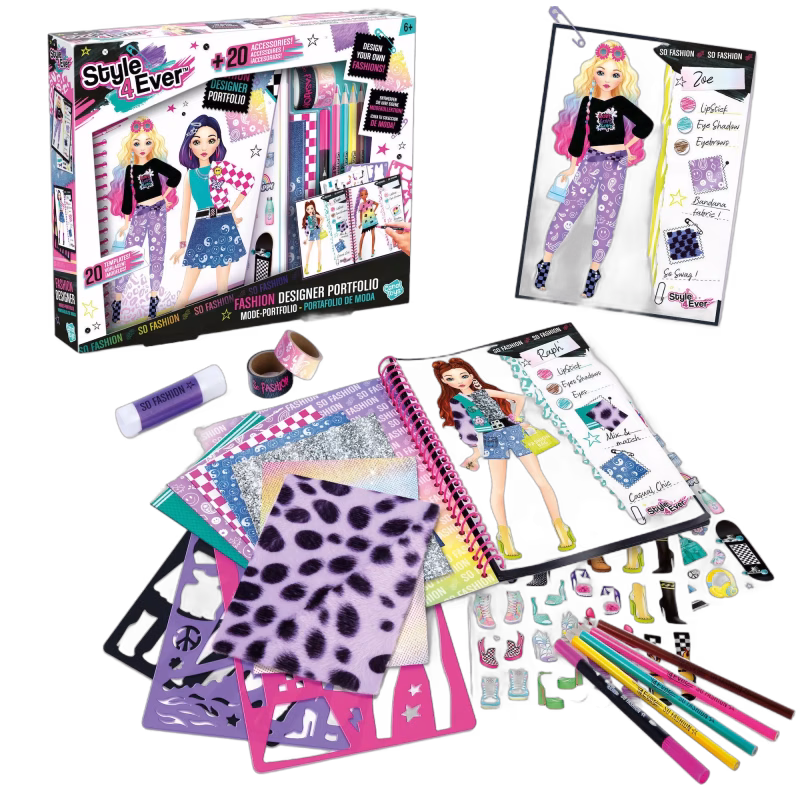 Style4Ever Fashion Designer Portfolio Pysselset